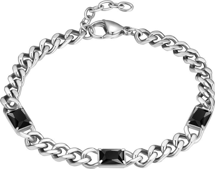 Produktbild True Rebels Herren Armband - 37088 (21 cm, Edelstahl)