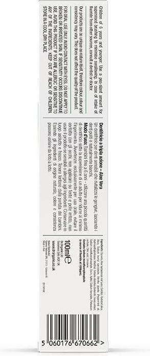 Image du produit Dr. Organic ALOE VERA pâte de dientes 100 ml (100 ml)