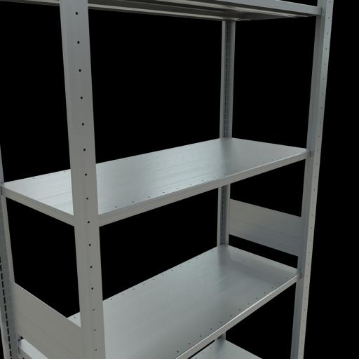 Image du produit Schulte Lagertechnik Système d'étagères de base sans boulons MULTIplus85 avec glissières de longueur