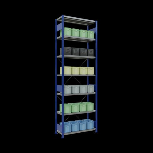 Immagine prodotto Schulte Lagertechnik MULTIplus330 sistema di scaffalatura di base senza viti con traversa