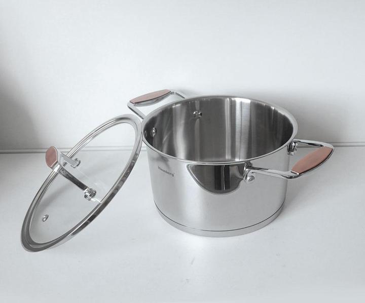 Actual product image Klausberg Steel pot 18/10 KB-7228 24cm 6L (24 cm, Stainless steel)