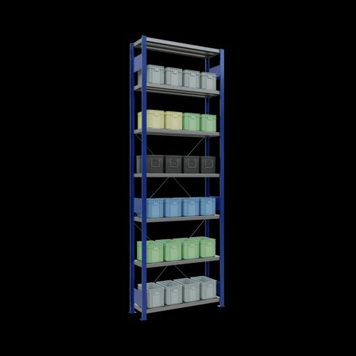 Image du produit Schulte Lagertechnik Elément départ MULTIplus330 avec croisillon