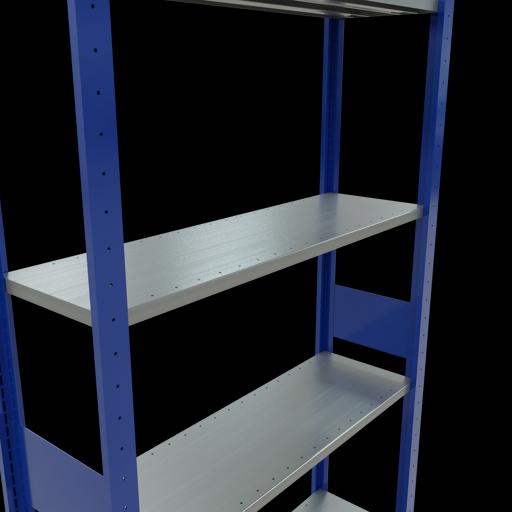 Image du produit Schulte Lagertechnik Système d'emboîtement pour rayonnage de base MULTIplus85 avec traverse de longueur