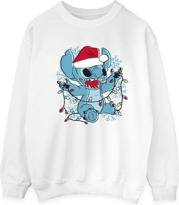 Image du produit Disney - Sweat LILO AND STITCH CHRISTMAS LIGHTS SKETCH - Homme (XL)