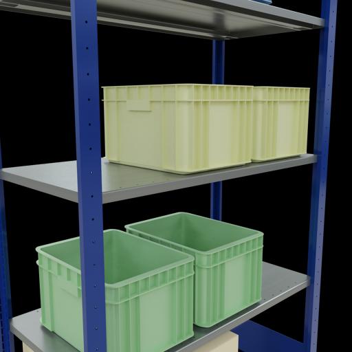 Immagine prodotto Schulte Lagertechnik MULTIplus85 sistema di scaffalature di base senza bulloni con ripiani di lunghezza
