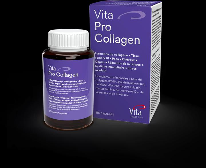 Produktbild Vita PRO Kollagen MSM Kiefernrinde OPC Astaxanthin und mehr (90 Stück, Kapseln, 313 g)
