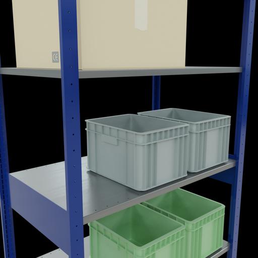Image du produit Schulte Lagertechnik Système d'emboîtement pour rayonnage de base MULTIplus85 avec traverse de longueur