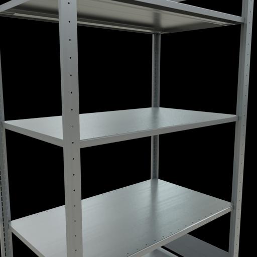 Image du produit Schulte Lagertechnik Système d'emboîtement pour rayonnage de base MULTIplus85 avec traverse de longueur