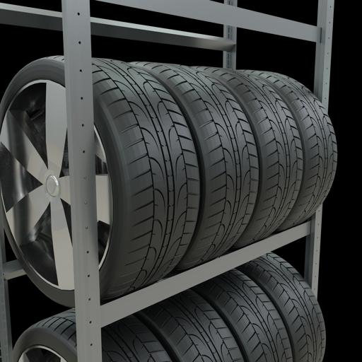 Produktbild Schulte Lagertechnik Räder-Grundregal MULTIplus150