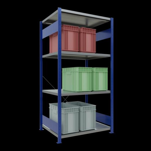 Actual product image Schulte Lagertechnik MULTIplus330 basic racking system with cross brace