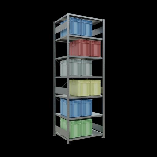Immagine prodotto Schulte Lagertechnik MULTIplus330 sistema di scaffalatura di base senza viti con traversa