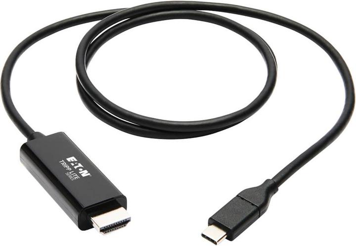 Produktbild Eaton USB-C to HDMI Adapter Cable M/M 4K 60Hz 4:4:4 Thunderbolt 3 Compatible Black 3ft. 0 (0.90 m, HDMI)