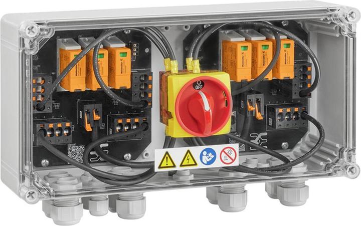 Produktbild Weidmüller PV Next-Generatoranschlusskasten für String-Wechselrichter mit 2 MPPT DC 3I 3O (Solarstecker)