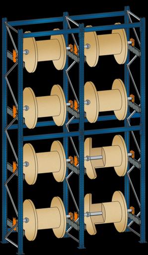 Immagine prodotto Schulte Lagertechnik Scaffale di base BlockRoll Cable Reel
