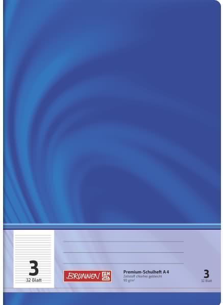 Image du produit Cahier scolaire Vivendi Ligné 3 DIN A4 sans marge, 32 feuilles (A4)