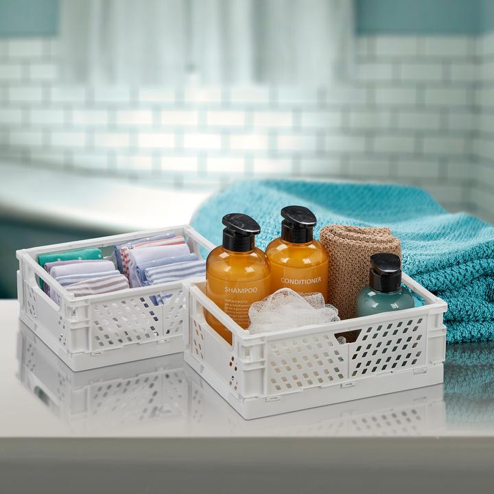 Actual product image Relaxdays 2x folding box (25 x 16.5 x 10 cm, 3.33 l)