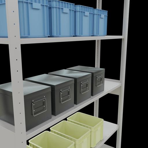 Image du produit Schulte Lagertechnik Système d'étagères de base MULTIplus150 sans boulons avec longerons.