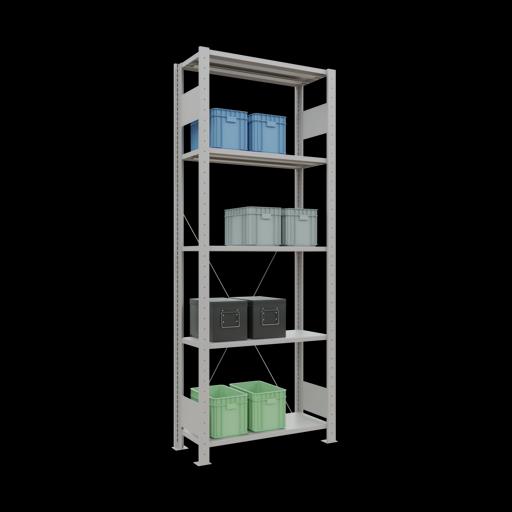 Immagine prodotto Schulte Lagertechnik MULTIplus150 sistema di scaffalatura di base senza bulloni con traversa
