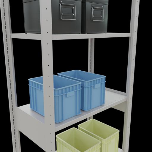 Actual product image Schulte Lagertechnik MULTIplus150 basic racking system with length ledgers