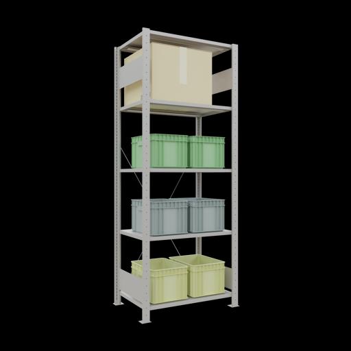 Immagine prodotto Schulte Lagertechnik MULTIplus150 sistema di scaffalatura di base senza bulloni con traversa