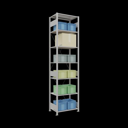 Immagine prodotto Schulte Lagertechnik MULTIplus150 sistema di scaffalatura di base senza bulloni con traversa