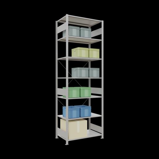 Immagine prodotto Schulte Lagertechnik MULTIplus150 sistema di scaffalatura di base senza bulloni con traversa