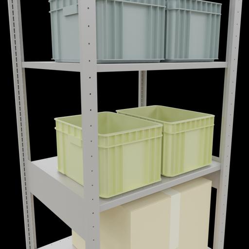 Immagine prodotto Schulte Lagertechnik Sistema di scaffalature di base senza viti MULTIplus150 con ripiani di lunghezza