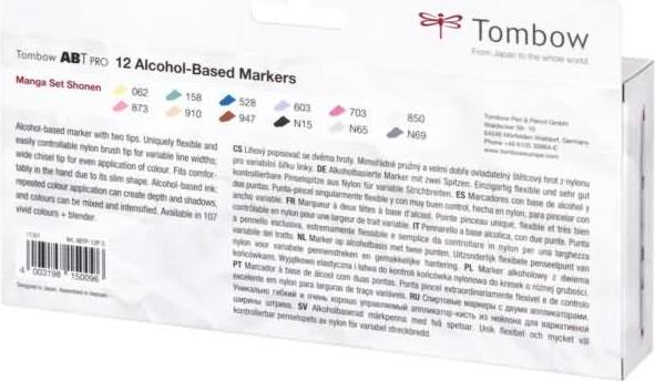 Image du produit Tombow Stylo à double brosse ABT Pro (Multicolore, 12 x)