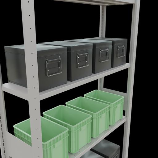 Image du produit Schulte Lagertechnik Système d'emboîtement pour rayonnage de base MULTIplus85 avec traverse de longueur