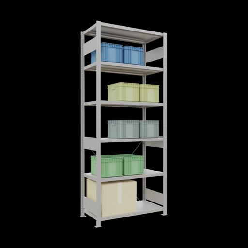 Immagine prodotto Schulte Lagertechnik MULTIplus330 sistema di scaffalatura di base senza viti con traversa