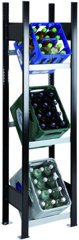 Produktbild Schulte Lagertechnik Getränkekisten-Grundregal