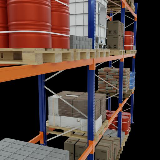 Actual product image Schulte Lagertechnik Pallet rack 3 bays á 2700 mm