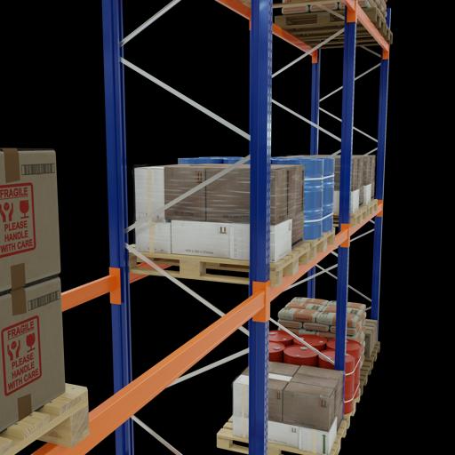 Actual product image Schulte Lagertechnik Pallet rack 3 bays á 2700 mm