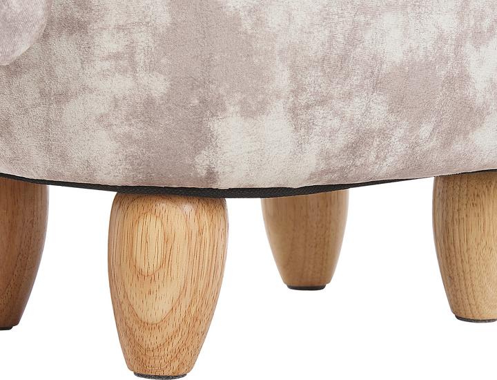 Actual product image Beliani Bilian Pufa beast with a veil, beige DOGIS.