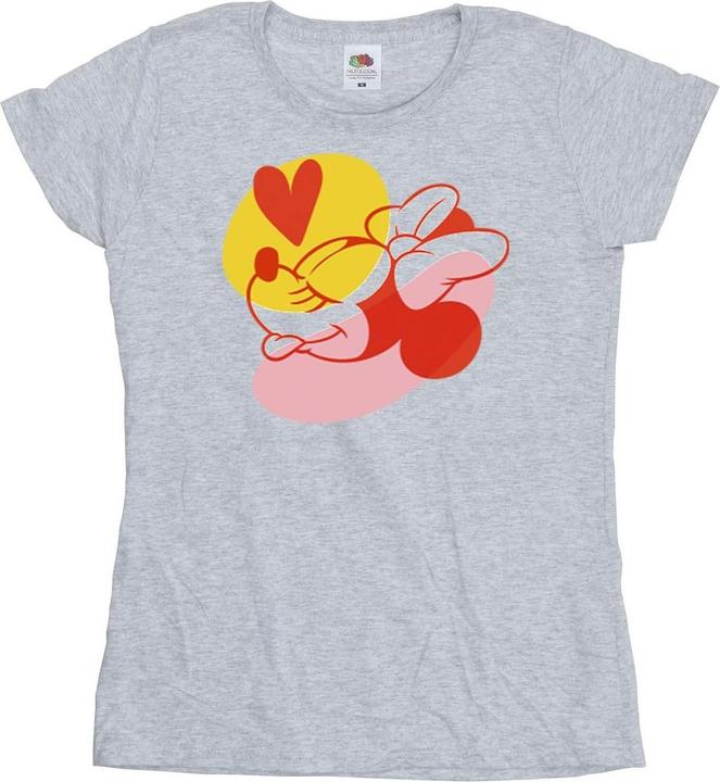 Immagine prodotto Disney Minnie Mouse Tongue Heart Maglietta Donna (M)