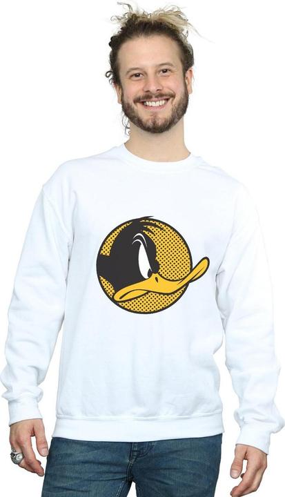 Produktbild Looney Tunes Daffy Duck Dotted Profile Sweatshirt (M)