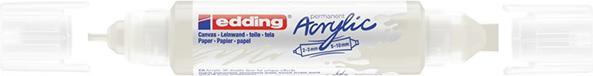Produktbild Edding Acrylmarker 5400 Double Liner (Weiss, 10 mm, 1 x)