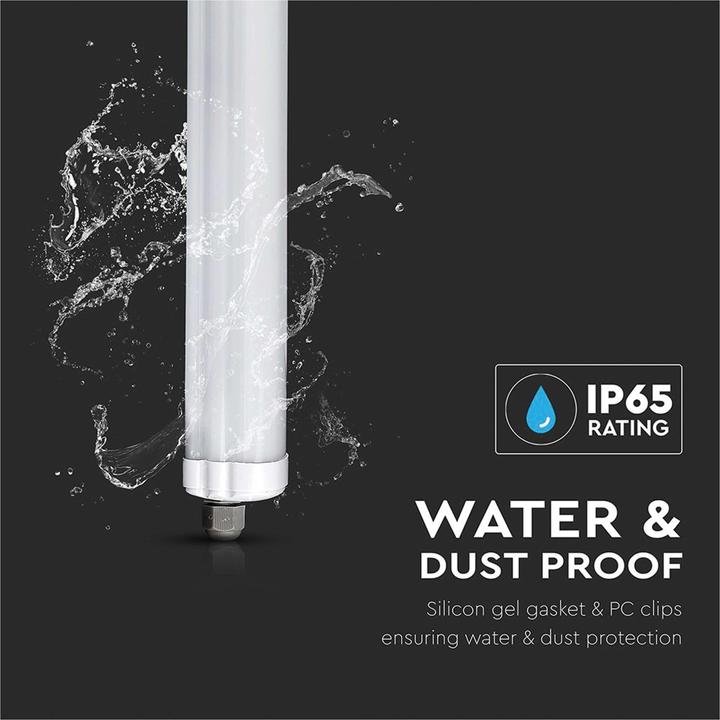 Image du produit V-TAC VT1249 Lampe étanche à LED GSérie 1200mm 36W 4500K 120lmW (4320 lm)