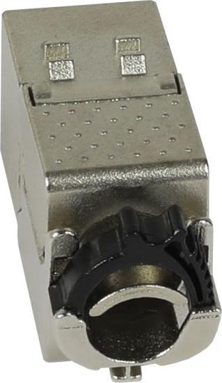 Produktbild Synergy 21 Keystone,Modul, TP-BuchseRJ45, CAT6A, 500MHz, Slim-line, mit Kabelklemme, Synerg (Keystone Modul)