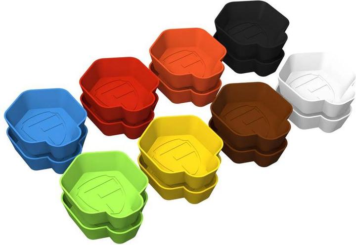 Image du produit Feldherr 3D14SET - Jeu de 16 jetons SHELL Mini (Matières plastiques)