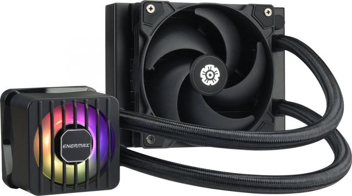 Produktbild Enermax LIQMAXFLO SR 120mm CPU AIO Liquid Cooler - Xtreme Dual Chamber PWM Pumpe- ARGB