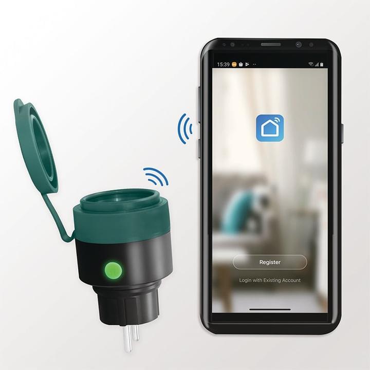 Produktbild LogiLink Smart Home Wi-Fi Plug Outdoor CEE 7/3