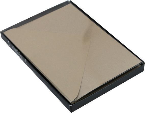 Image du produit Artoz Glaze Set de 5 cartes avec enveloppes B6 bronze shine