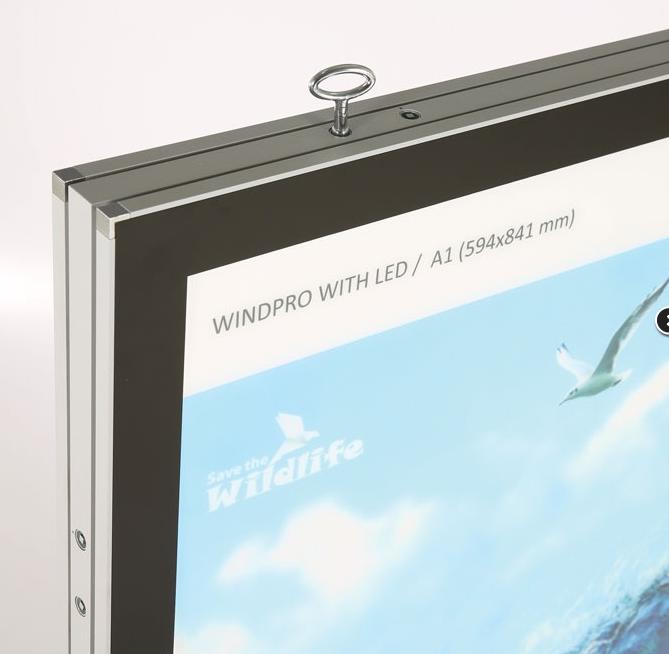 Produktbild Tschudi Büromaschinen Kundenstopper WindPro LED, Format A1 (A1)