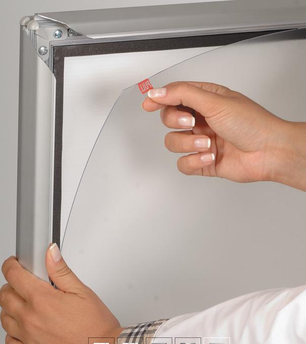 Actual product image Tschudi Büromaschinen Customer stopper WindPro 84.1 x 118.9 cm, A0, gray (A0)