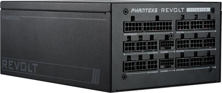 Actual product image Phanteks Revolt 1600W Titanium, ATX 3.0, PCIe 5.0, full modular - 1600 Watt, black (1600 W)