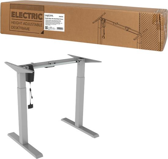 Immagine prodotto LogiLink EO0029G - Telaio per scrivania regolabile elettricamente a 1 motore grigio