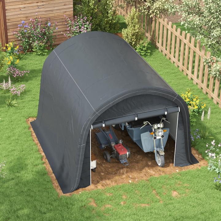 Actual product image Outsunny Equipment tent with two zip doors