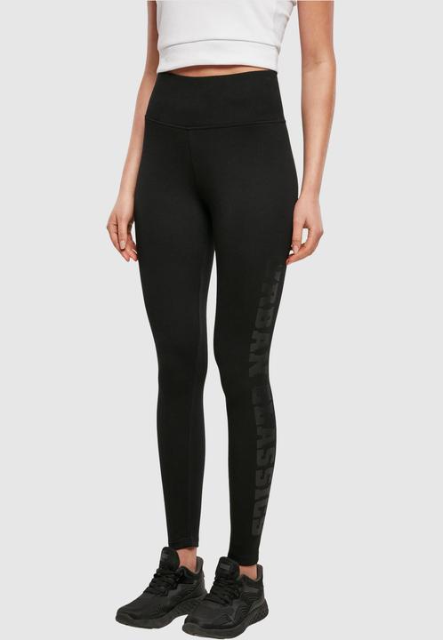 Actual product image Urban Classics Ladies High Waist Branded Leggings (S)