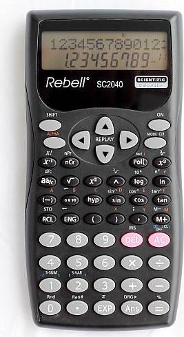 Immagine prodotto Rebell Calcolatrice tascabile RE-SC2040 nera Display LC: 12 cifre (Accumulatore di carica elettrica)